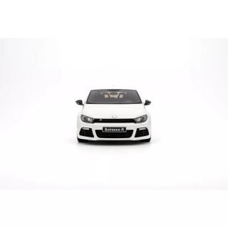 VOLKSWAGEN SCIROCCO 3 R PHASE 1 WHITE 2008 OttO mobile 1:18 Resinemodell (Türen, Motorhaube... nicht zu öffnen!)
